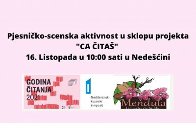 Pjesničko-scenska aktivnost u sklopu projekta “CA ČITAŠ” na “16. otobra” u Nedešćini