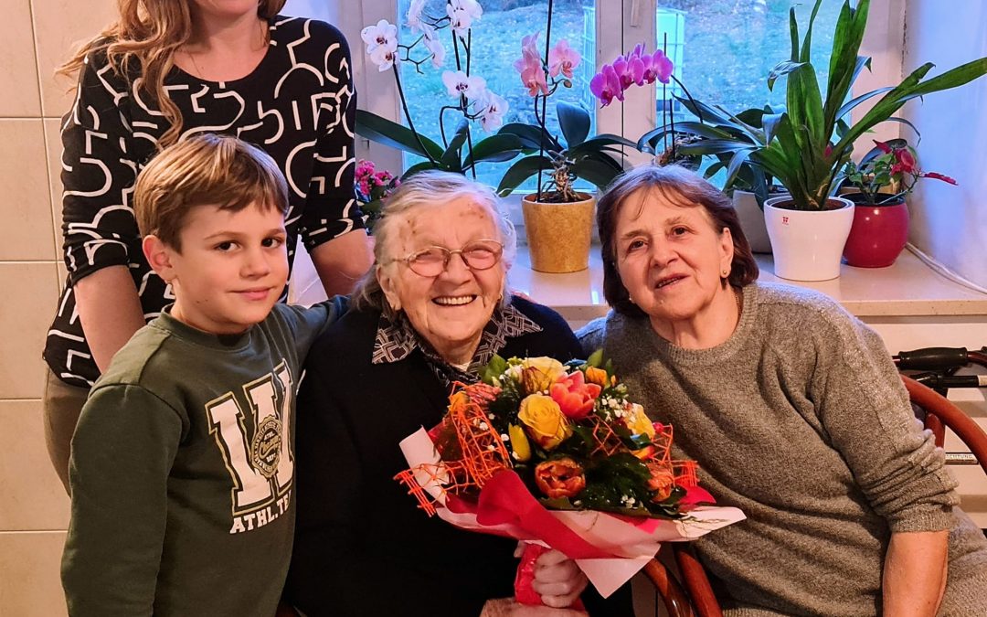 Udruga “Mendula” povodom Dana žena posjetila Mariju Golja iz Frančići, najstariju žiteljku Općine Sveta Nedelja