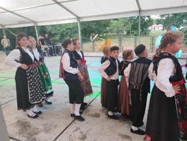 Folklorna skupina “Mendula” na otvorenju obnovljenog PO OŠ “Vitomir Širola-Pajo” u Svetom Martinu