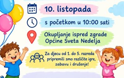 POZIV NA VESELO DRUŽENJE POVODOM DJEČJEG TJEDNA! 🎈